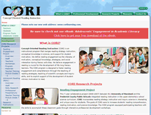 Tablet Screenshot of corilearning.com